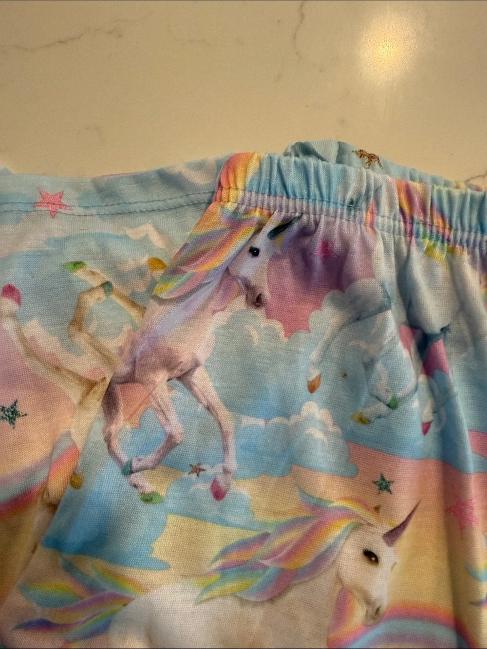 NEW! Kids Large Unicorn Rainbow Pajama Set - Pink & Blue